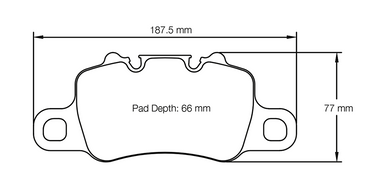 Pagid Racing Brake Pads No. 4925 (Rear)